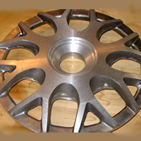 Three piece wheel centre Three piece wheel centre